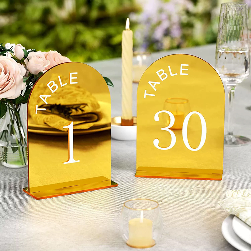 Custom Acrylic Table Numbers