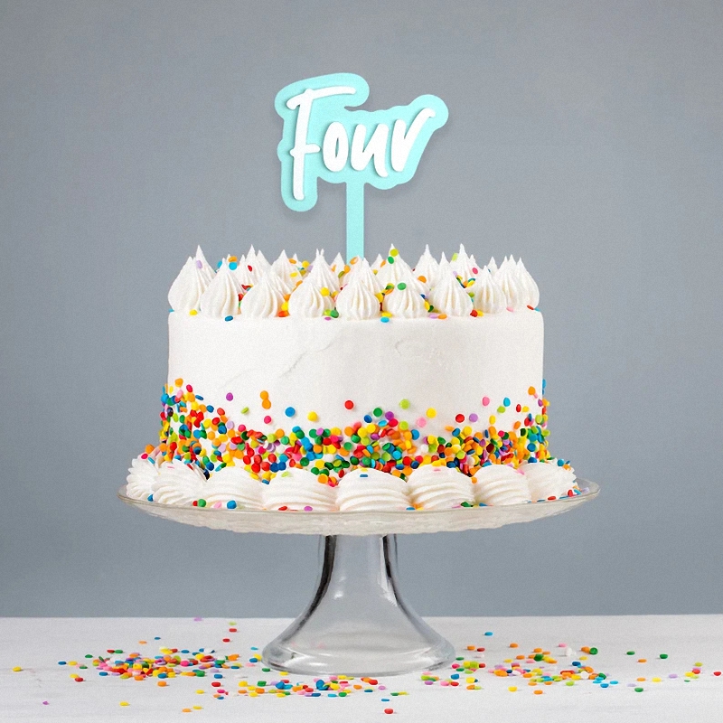 Birthday cake topper